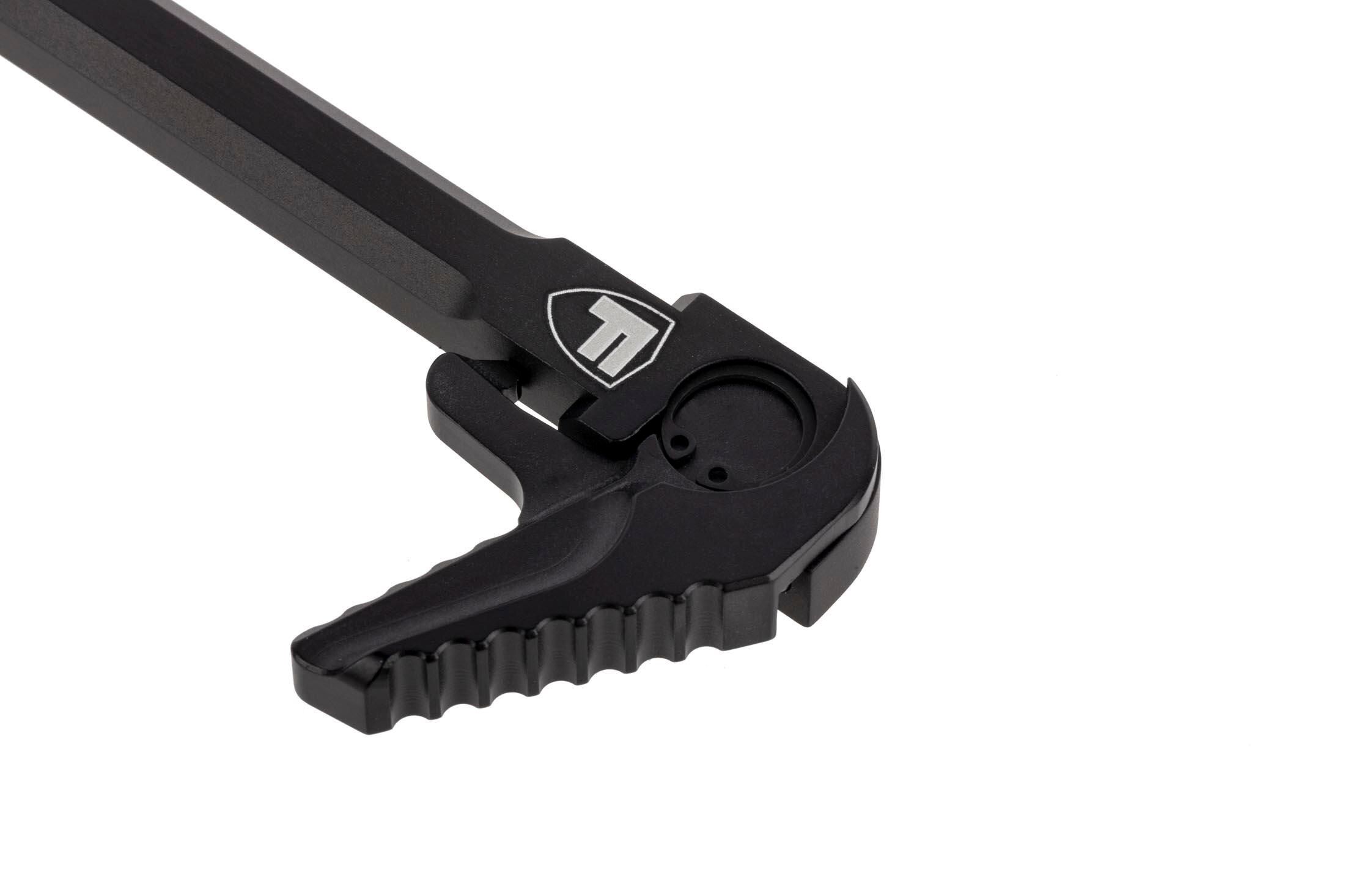 正規品★ハッチィング エアバリ① Aero Precision AR-10 Breach Ambi Charging Handle - Black/Kodiak